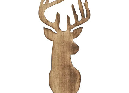 Rustikaler Hirschkopf Wanddekor, Geflammt, Klein, 34x16cm – Einzigartiger Look TK Gruppe® Grosshandel 