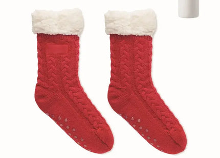 Rutschfeste CANICHIE Socken, Größe M, in leuchtendem Rot – Komfort & Sicherheit TK Gruppe® Grosshandel 