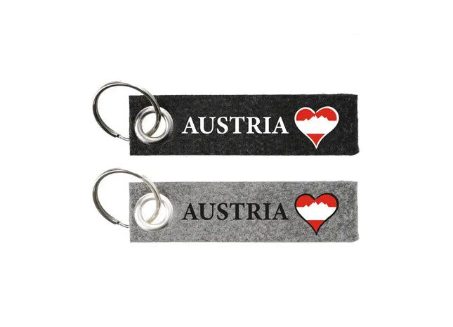 Robustes Filz-Schlüsselband aus Österreich - Stilvoll, Bequem, Vielseitig - Modell 2/S TK Gruppe® Grosshandel 