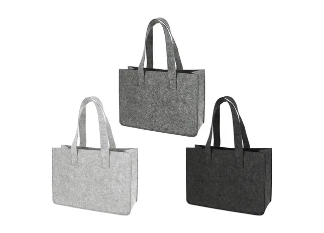Werbefilztasche mit Henkel - Ca. 34cm x 24cm - Robust, Stilvoll, Vielseitig - Modell 3/S TK Gruppe® Grosshandel 