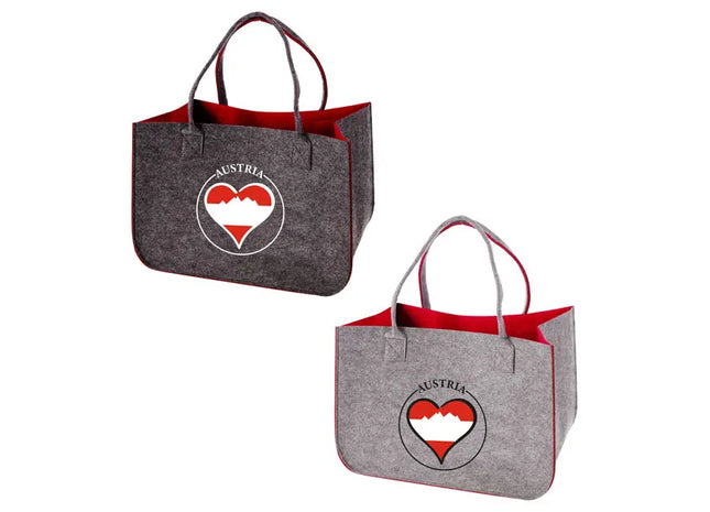 Stilvolle Filztasche aus Österreich - Langlebig, Elegant, Vielseitig - Modell 2/S TK Gruppe® Grosshandel 