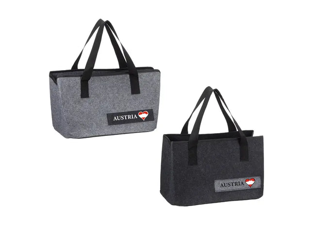 Vielseitige Filztasche zur Aufbewahrung aus Österreich - Langlebig, Geräumig, Stilvoll - Modell 2/S TK Gruppe® Grosshandel 
