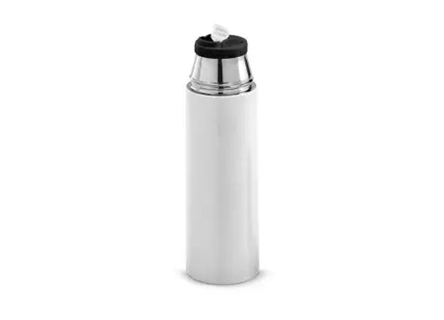 SAFE Edelstahl & PP Thermokanne 490ml – Reinweiß & Zuverlässig TK Gruppe® Grosshandel 