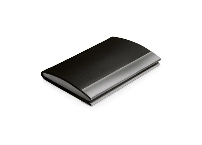 SANDLER Metall-PU Hybrid Kartenhalter - Schwarz TK Gruppe® Grosshandel 