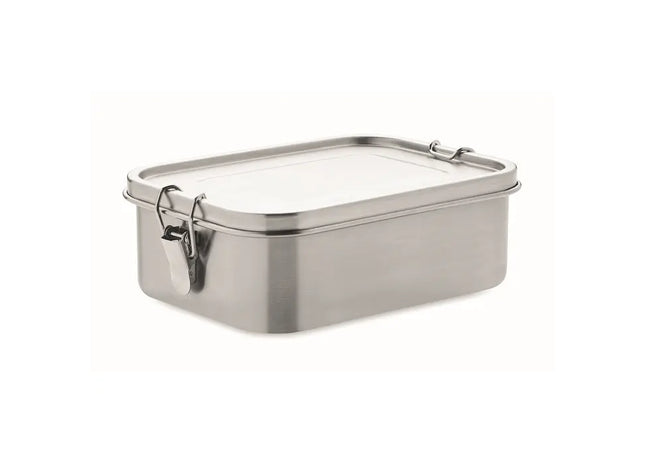 SAO Stainless Steel Lunchbox in Matt Silver - Durable, Stylish, Eco-Friendly Meal Carrier TK Gruppe® Grosshandel 