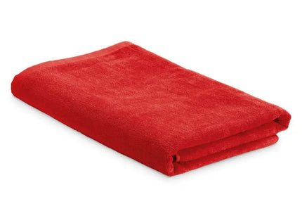 SARDEGNA Badehandtuch aus weicher Baumwolle - rot, ideal für Strand und Pool TK Gruppe® Grosshandel 