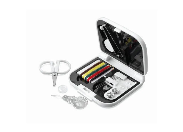 SASTRE Nähset in Weiß - Praktisches Schneider-Kit für Reisen und Zuhause TK Gruppe® Grosshandel 