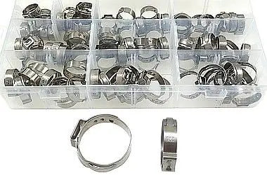 SCHELLENSATZ: Umfangreicher Schellensatz - Vielseitiges Klemmen-Kit für verschiedene Anwendungen TK Gruppe® Grosshandel 