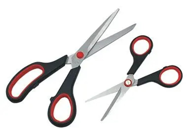 SCHERENSATZ STAINLESS : Hochwertiger Edelstahl Scherenset: Präzise Schneidewerkzeuge für Handwerk, Haushalt und Büro - Robuste Scheren für alle Schneidaufgaben TK Gruppe® Grosshandel 