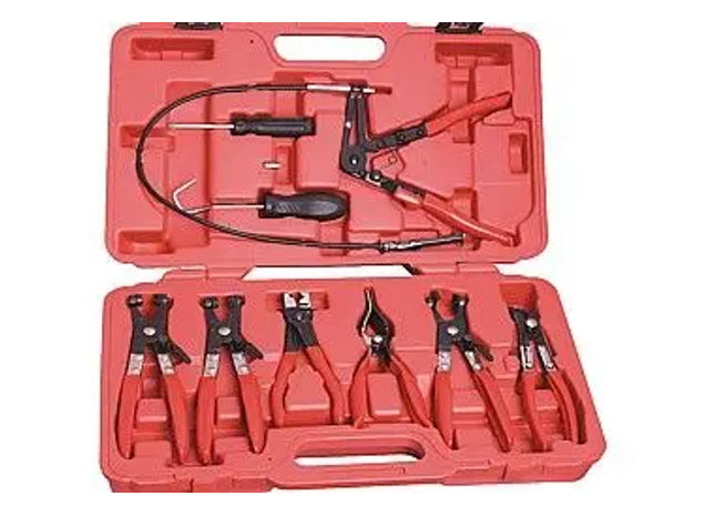 SCHLAUCHKLEMMENZANGE SET : Profi Schlauchklemmenzangen-Set - Hochwertiges Werkzeugsortiment für präzise Klemmarbeiten TK Gruppe® Grosshandel 