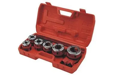 SCHNEIDKLUPPENSATZ : Hochwertiger Gewindeschneidkluppensatz - Professionelles Werkzeugset für präzises Gewindeschneiden TK Gruppe® Grosshandel 