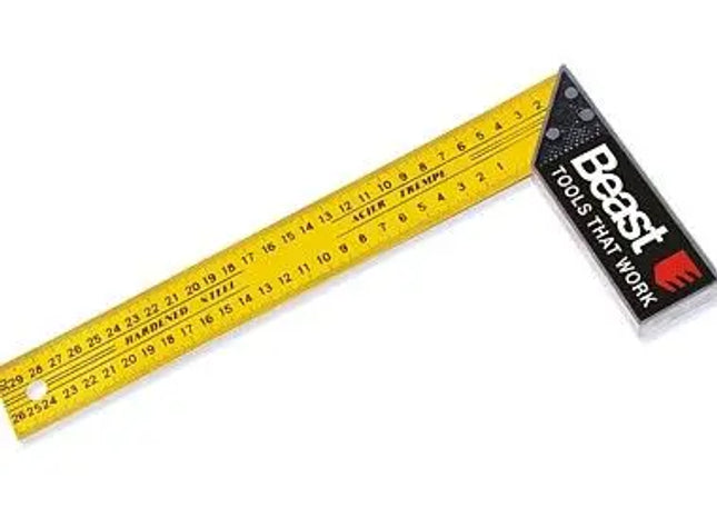 SCHREINERWINKEL ;Profi Schreinerwinkel - Hochpräziser Handwerkswinkel, Robuster Zimmermannswinkel, Vielseitige Anreißhilfe, Winkelmesser für Holzbearbeitung, Konstruktionszeichnungs-Werkzeug TK Gruppe® Grosshandel 