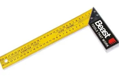 SCHREINERWINKEL ;Profi Schreinerwinkel aus Edelstahl - Hochpräziser Anschlagwinkel, Zimmermannswinkel für Holzbearbeitung, Metallarbeit & Zeichnen | Messwerkzeug für Tischler, Handwerker, DIY-Begeisterte TK Gruppe® Grosshandel 