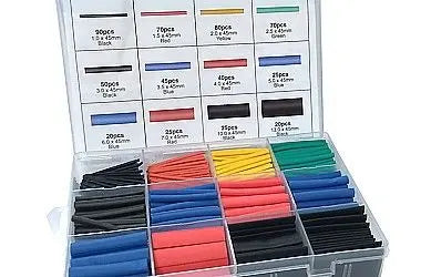 SCHRUMPFSCHLAUCHENS: Hochwertiger Schrumpfschlauch - Zuverlässige Isolierungshülse für Elektroinstallationen und Kabelschutz TK Gruppe® Grosshandel 