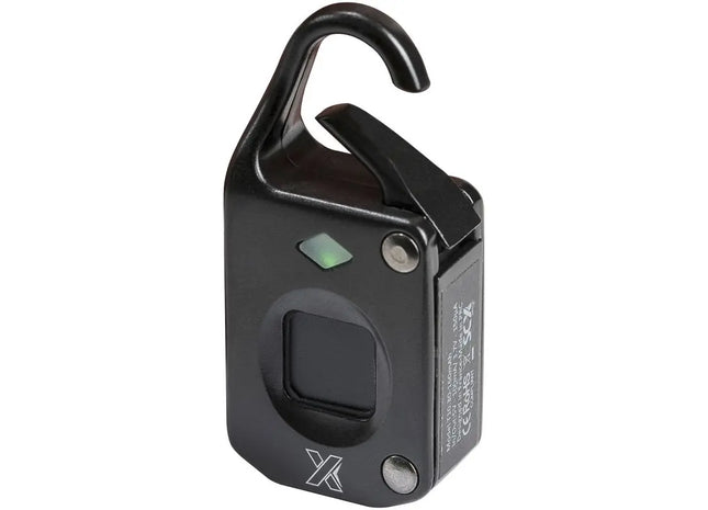 SCX.design T10 Fingerprint Gepäckschloss in Schwarz – Fortschrittliche Sicherheit TK Gruppe® Grosshandel 