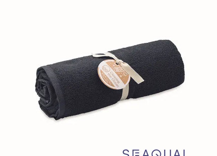 SEAQUAL Handtuch 70x140cm SAND - blau, nachhaltig und umweltfreundlich, ideal für Strand und Reisen TK Gruppe® Grosshandel 