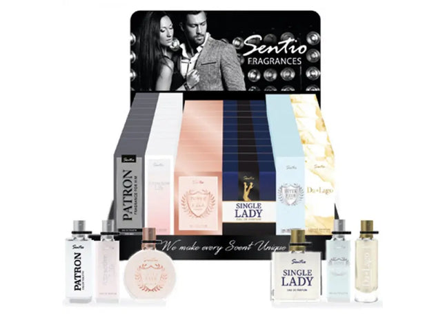 SENTIO Fragrance 15ml Showcase-2, 60pcs. Assorted Scents TK Gruppe® Grosshandel 