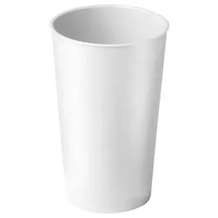 SEO-Weißer Trinkbecher 0,4 Liter, Stilvoll & Multifunktional TK Gruppe® Grosshandel 