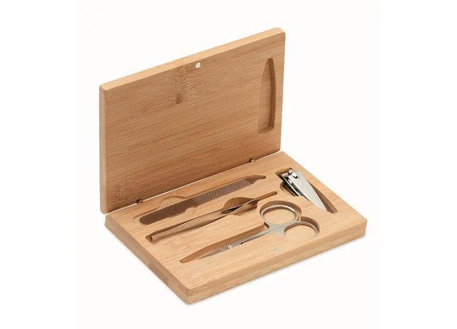 SEWA Maniküre-Set aus Holz – Pflege für Hände und Nägel, kompakt TK Gruppe® Grosshandel 