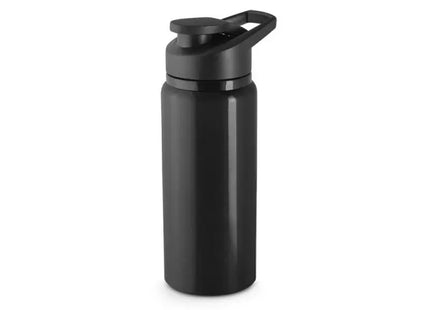 SHAWN Sport-Trinkflasche aus 90% wiederverwertetem Aluminium - 500ml Schwarz TK Gruppe® Grosshandel 