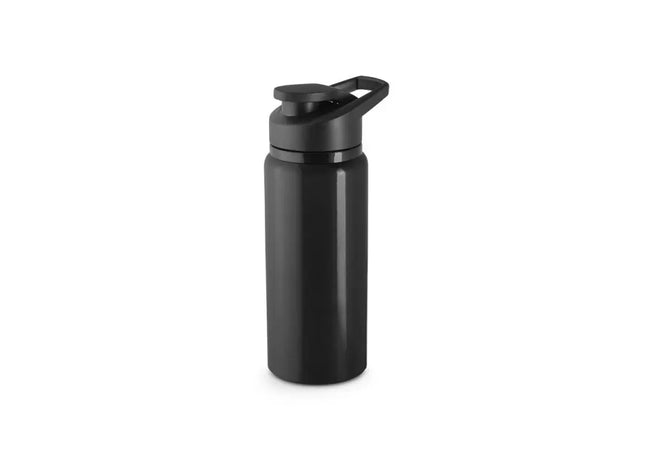 SHAWN Sport-Trinkflasche aus 90% wiederverwertetem Aluminium - 500ml Schwarz TK Gruppe® Grosshandel 