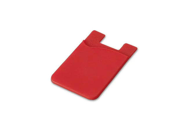 SHELLEY Silikon Smartphone-Kartenhalter in Rot - Praktisch & Flexibel TK Gruppe® Grosshandel 