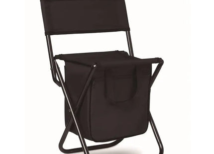 SIT & DRINK Klappstuhl mit Kühltasche in Schwarz – Praktisch & Kühlend TK Gruppe® Grosshandel 