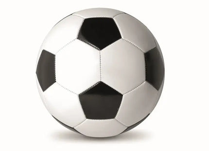 SOCCER Fußball 21.5cm in Klassisch Weiß-Schwarz – Robustes Spielgerät TK Gruppe® Grosshandel 