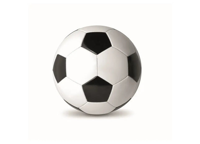 SOCCER Fußball 21.5cm in Klassisch Weiß-Schwarz – Robustes Spielgerät TK Gruppe® Grosshandel 