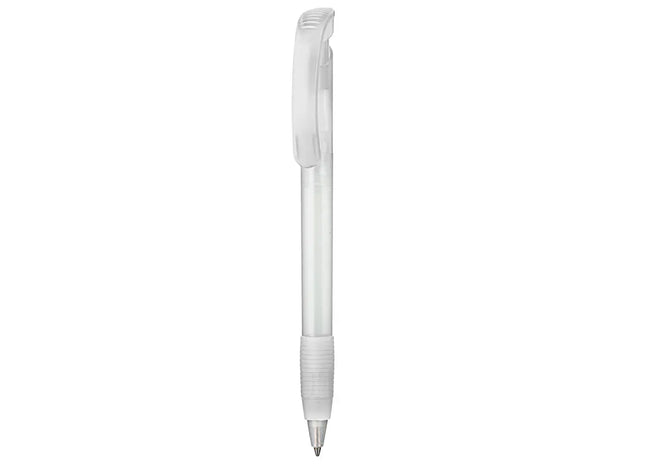 SOFT CLEAR FROZEN Kugelschreiber in Frost-Weiß – Klar & Stilvoll TK Gruppe® Grosshandel 