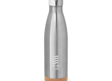 SOLBERG 560 ml Edelstahl-Thermokanne, Korkboden, Satinsilber TK Gruppe® Grosshandel 