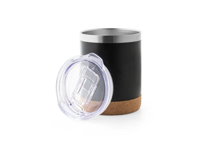 SOLBERG TUMBLER 400 ml Reisebecher aus Edelstahl – Schwarz, Stilvoll & Langlebig TK Gruppe® Grosshandel 