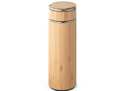SOW 440 ml Thermokanne, Bambus & Edelstahl, Naturfarben TK Gruppe® Grosshandel 