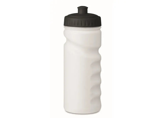 SPOT EIGHT PE Sportflasche 500ml in Schwarz - Leicht und Dauerhaft TK Gruppe® Grosshandel 