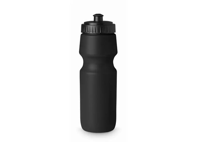 SPOT SEVEN Schwarze PE Trinkflasche 700ml - Robust für den aktiven Alltag TK Gruppe® Grosshandel 