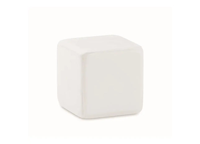 SQUARAX Anti-Stress-Würfel in Weiß – Modernes Entspannungstool TK Gruppe® Grosshandel 