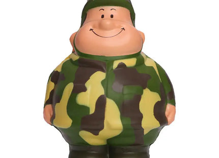 SQUEEZIES Gefreiter Bert - Bunter Stressball Mehrfarbiger Stresslöser für Geburtstagsfeiern TK Gruppe® Grosshandel 