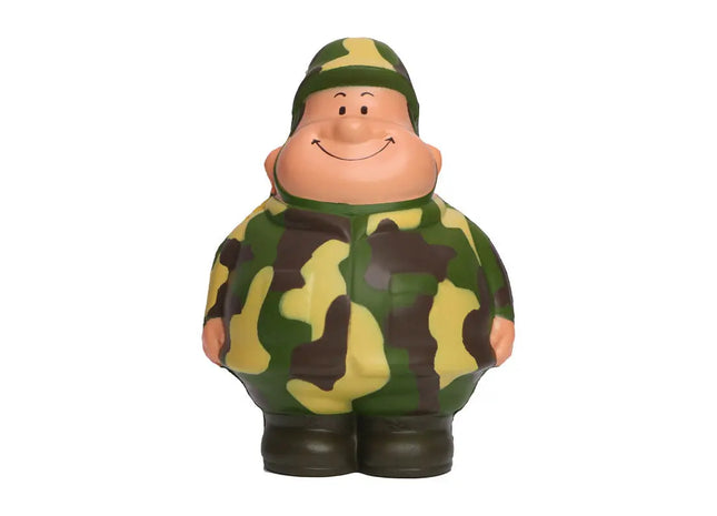 SQUEEZIES Gefreiter Bert - Bunter Stressball Mehrfarbiger Stresslöser für Geburtstagsfeiern TK Gruppe® Grosshandel 