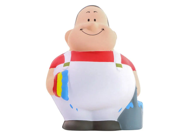 SQUEEZIES Maler Bert - Bunter Stressball, Handtrainer, Anti-Stress Spielzeug, Multicolor TK Gruppe® Grosshandel 