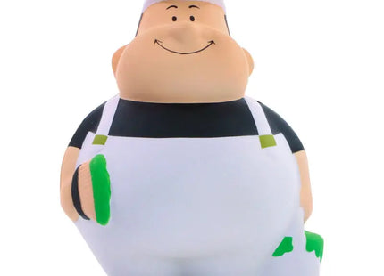 SQUEEZIES Maler Bert mit Kappe - Bunter Stressball, Handtrainer, Anti-Stress Spielzeug, Multicolor TK Gruppe® Grosshandel 