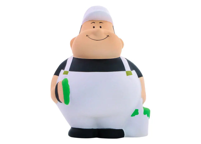 SQUEEZIES Maler Bert mit Kappe - Bunter Stressball, Handtrainer, Anti-Stress Spielzeug, Multicolor TK Gruppe® Grosshandel 
