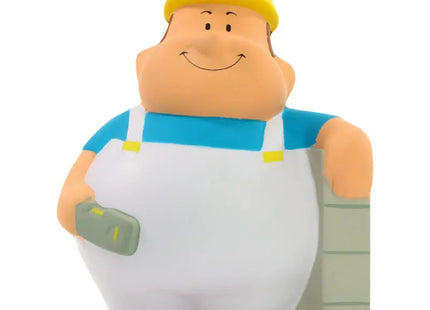 SQUEEZIES Maurer Bert - Bunter Stressball, Handtrainer, Anti-Stress Spielzeug, Multicolor TK Gruppe® Grosshandel 