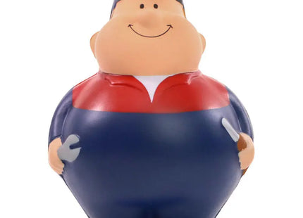 SQUEEZIES Mechaniker Bert - Bunter Stressball, Handtrainer, Anti-Stress Spielzeug, Multicolor TK Gruppe® Grosshandel 