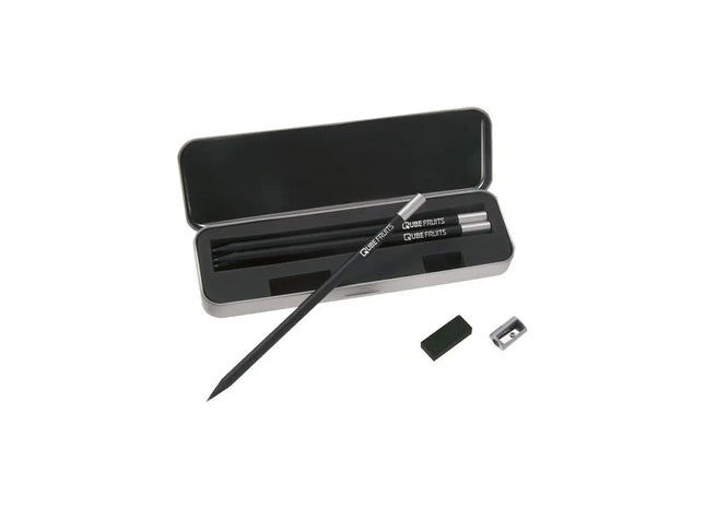 STABILO Black Box Graphitstift-Set in Schwarz-Silber - Hochwertiges Zeichen-Set TK Gruppe® Grosshandel 