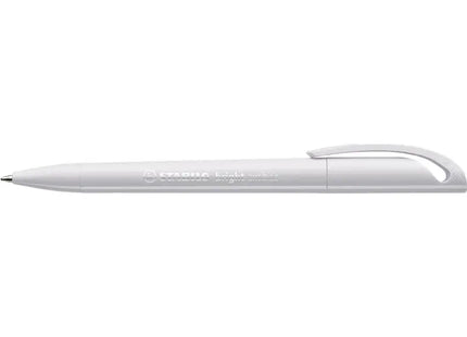 STABILO Bright Antibakterieller Kugelschreiber - Weiß Hochwertiger, Hygienischer Tintenroller TK Gruppe® Grosshandel 