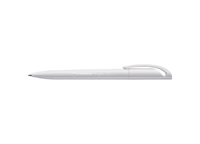 STABILO Bright Antibakterieller Kugelschreiber - Weiß Hochwertiger, Hygienischer Tintenroller TK Gruppe® Grosshandel 
