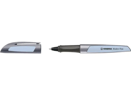 STABILO Modern Flow Gelroller – Silber & Himmelblau für Elegantes Schreiben TK Gruppe® Grosshandel 