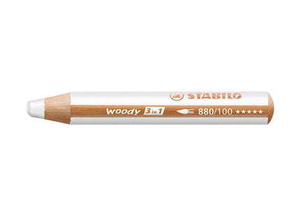 STABILO Woody 3-in-1 Farbstift in Weiß - Vielseitig & Effektiv TK Gruppe® Grosshandel 