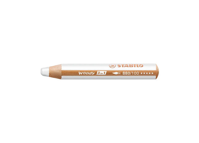 STABILO Woody 3-in-1 Farbstift in Weiß - Vielseitig & Effektiv TK Gruppe® Grosshandel 