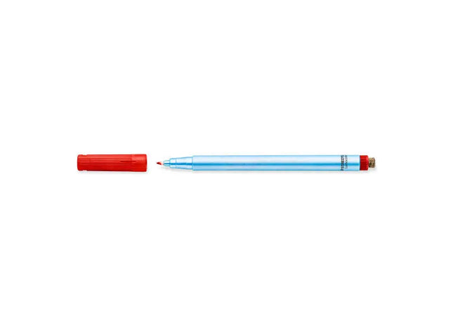 STAEDTLER Lumocolor Correctable F - Rot - Korrigierbarer Marker für Präzises Schreiben TK Gruppe® Grosshandel 